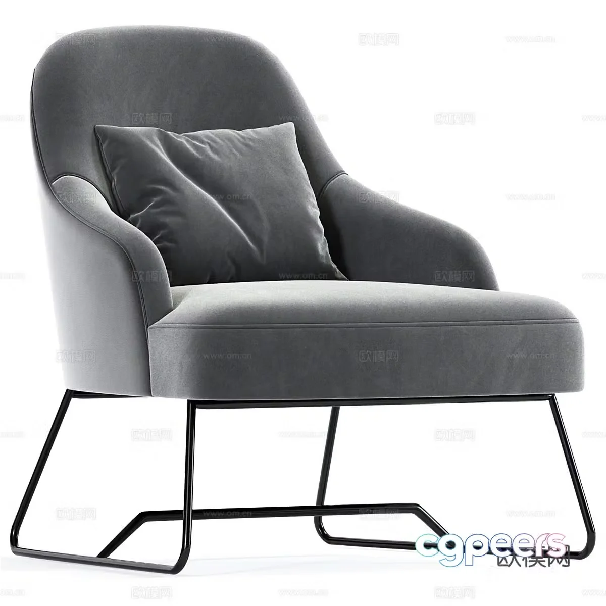 Sofa chair leisure chair 3d model