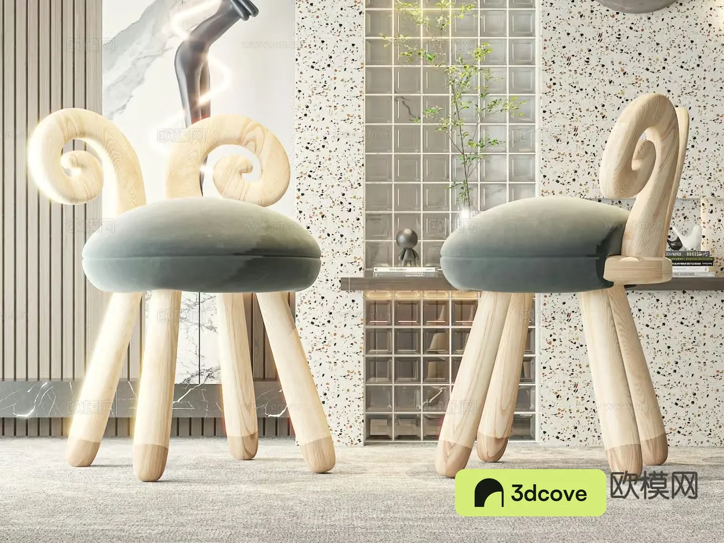 Children’s chair cartoon chair
