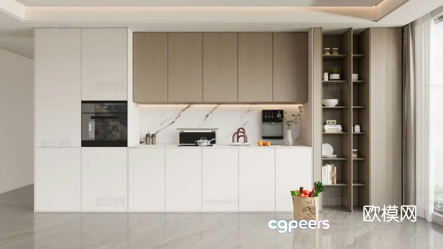 Modern sideboard 3d model