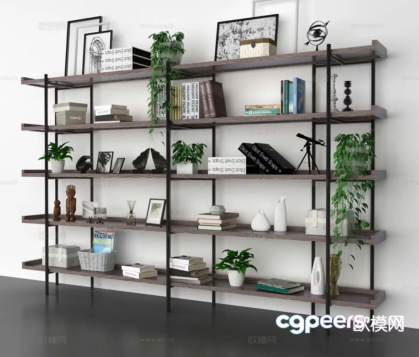 Modern decorative cabinet 3d model