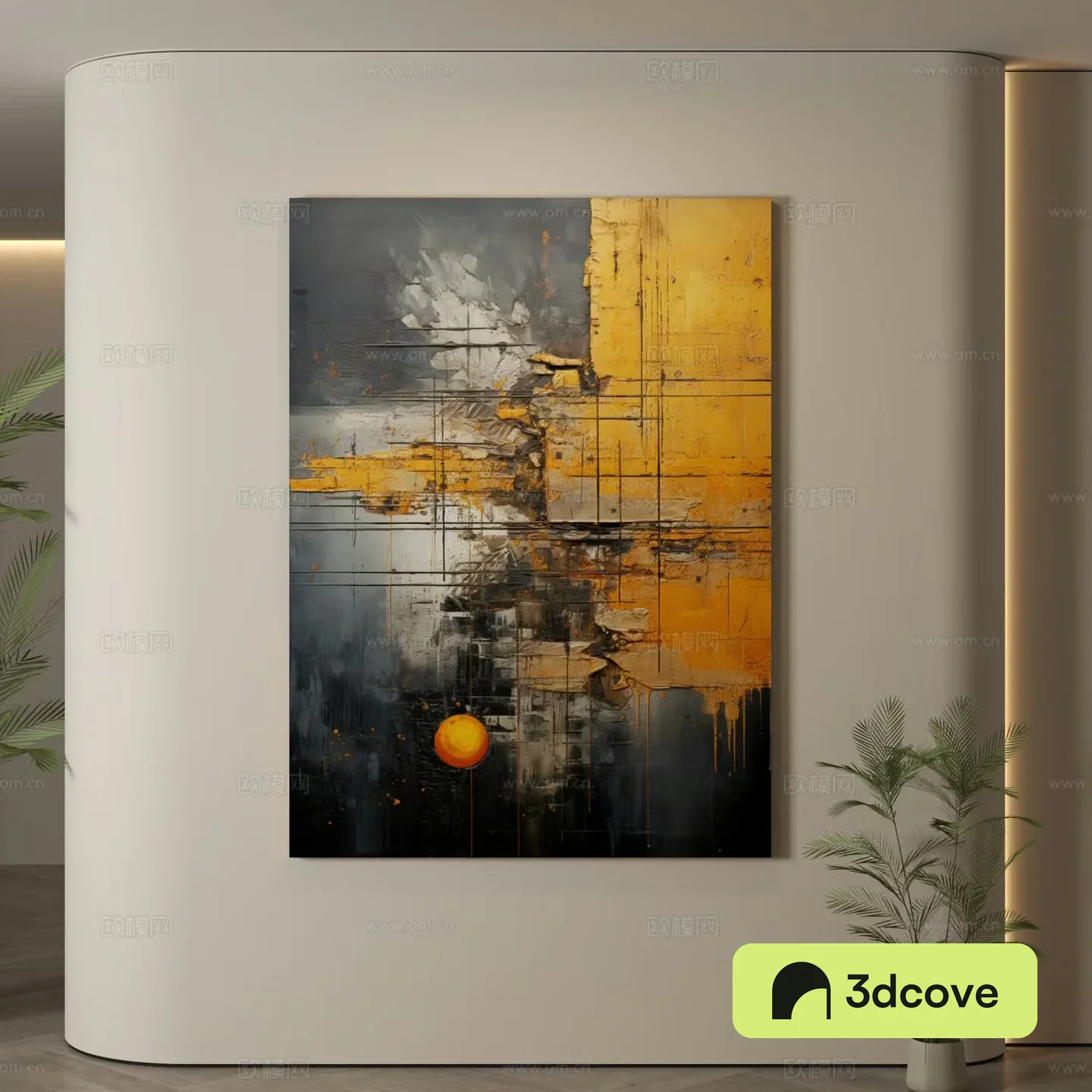 Modern decorative paintings Modern hanging paintings Simple hanging paintings