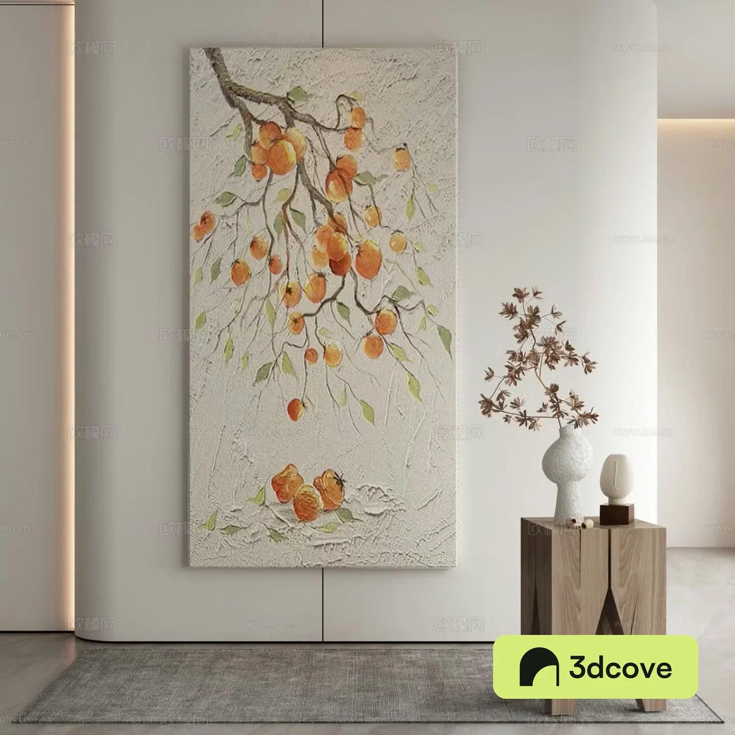 New Chinese texture painting decorative painting