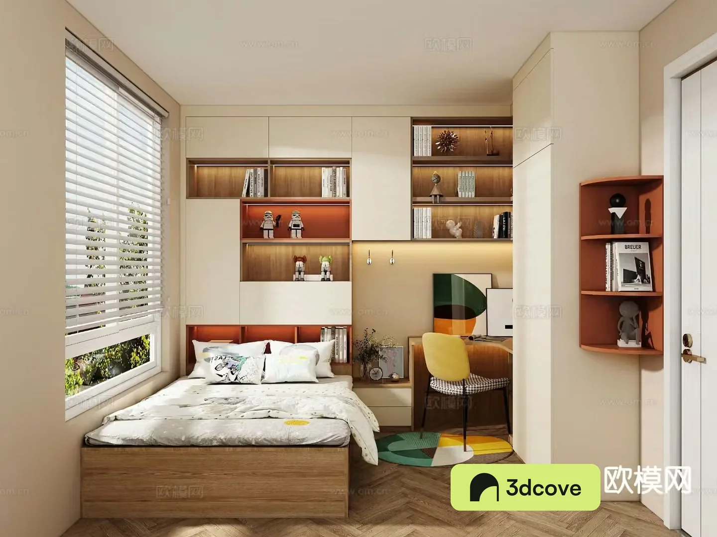 Modern tatami bedroom