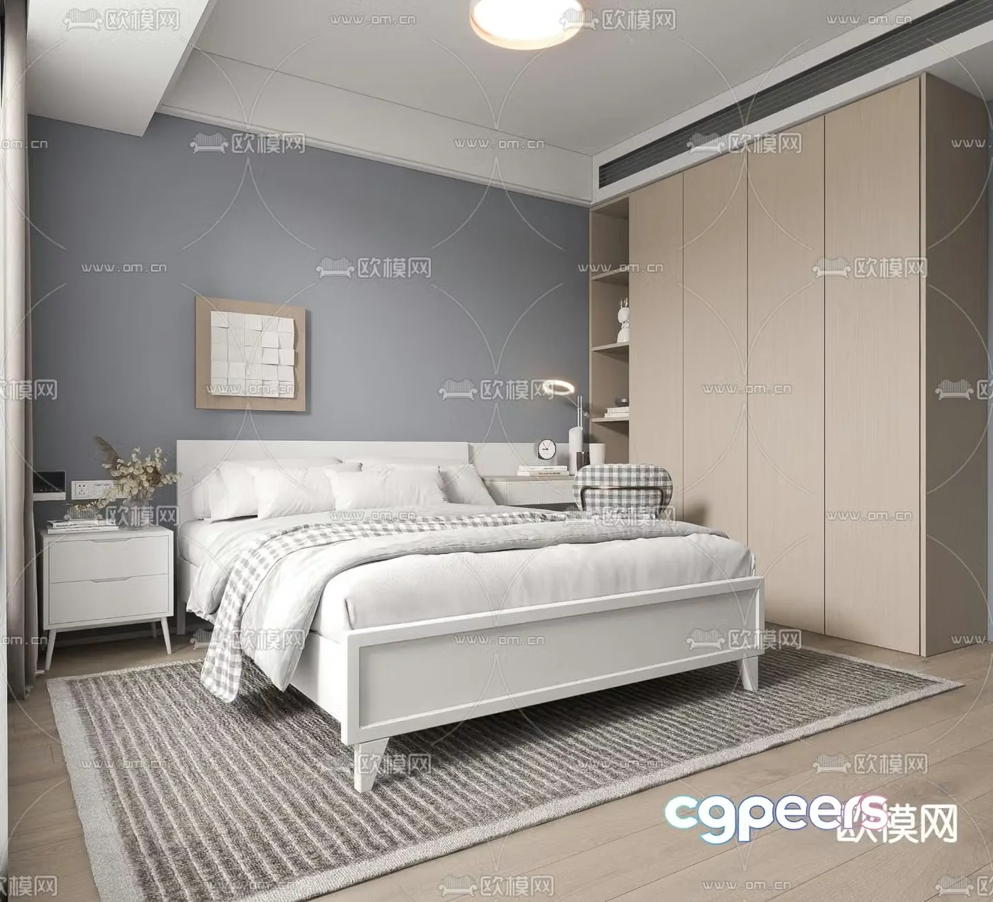 Modern bedroom Master bedroom Master room 3d model