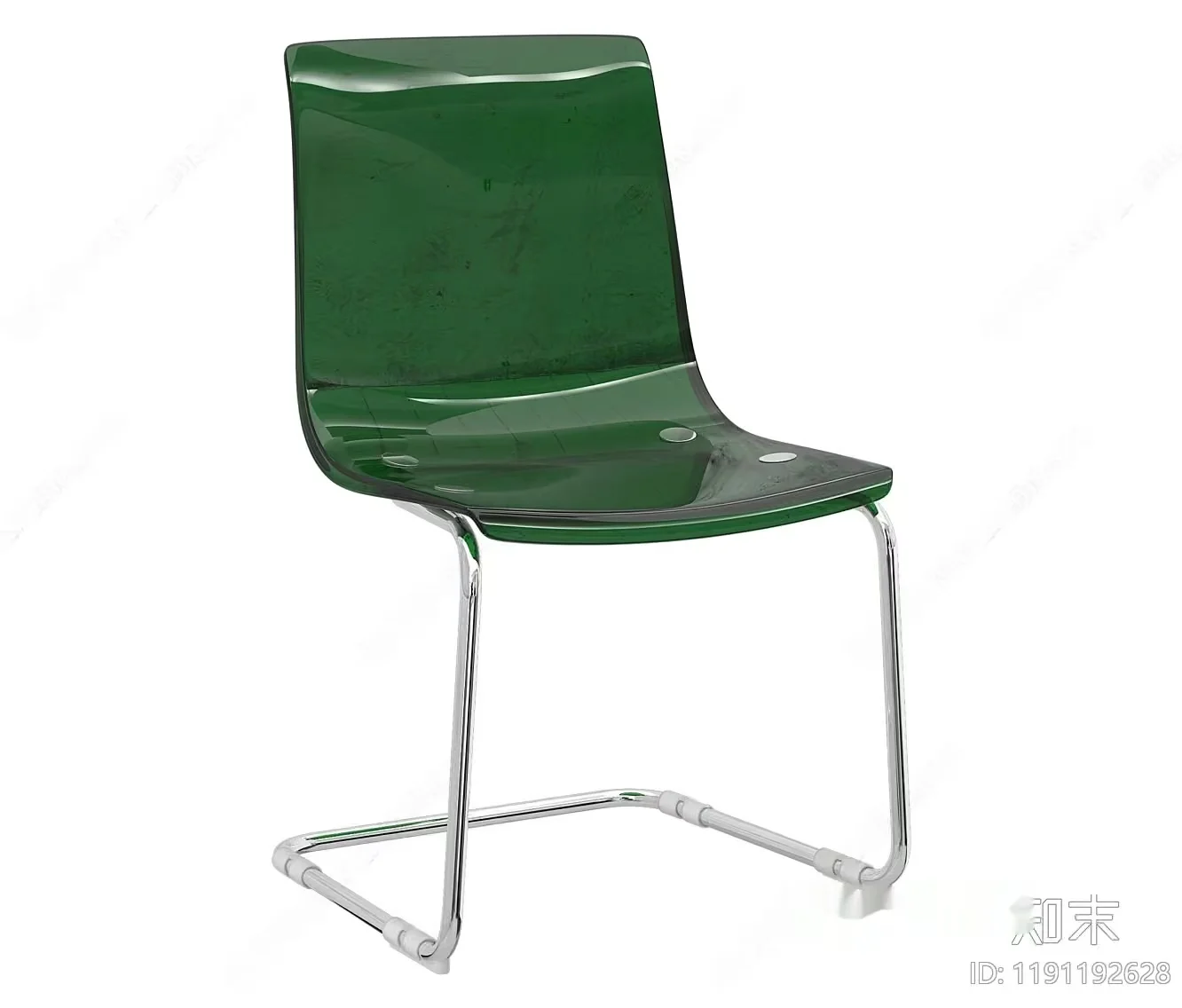 Green Chair 3D Model – 8638 – VRAY Render