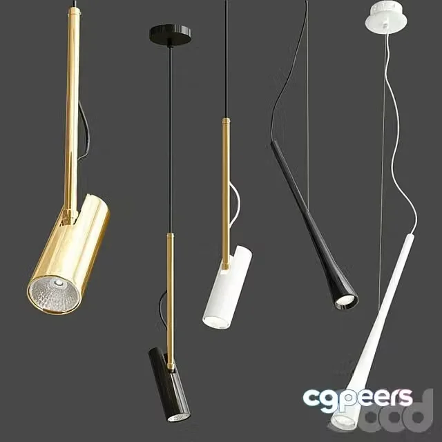 3ds Max Free – UNA and RIKUS pendant light collection