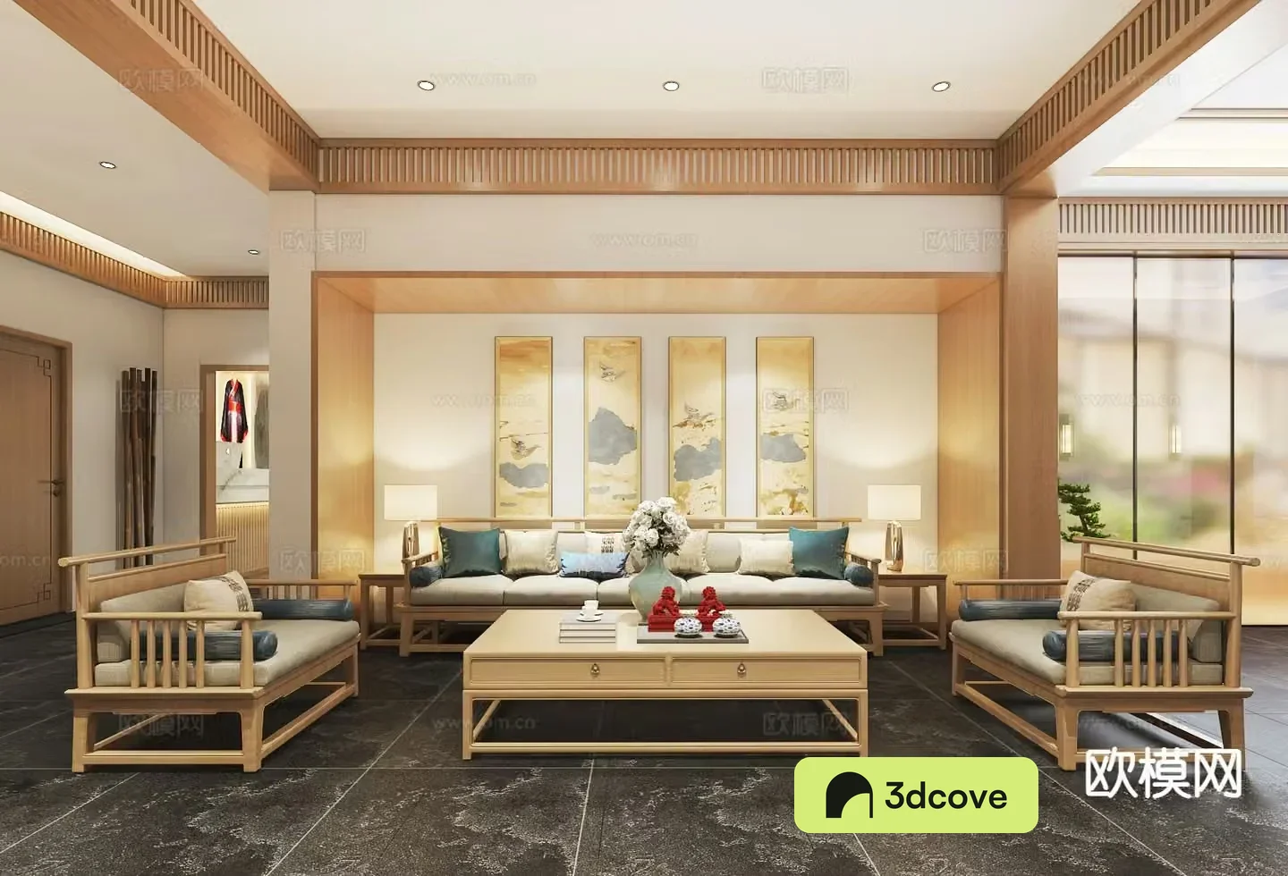 New Chinese style living room