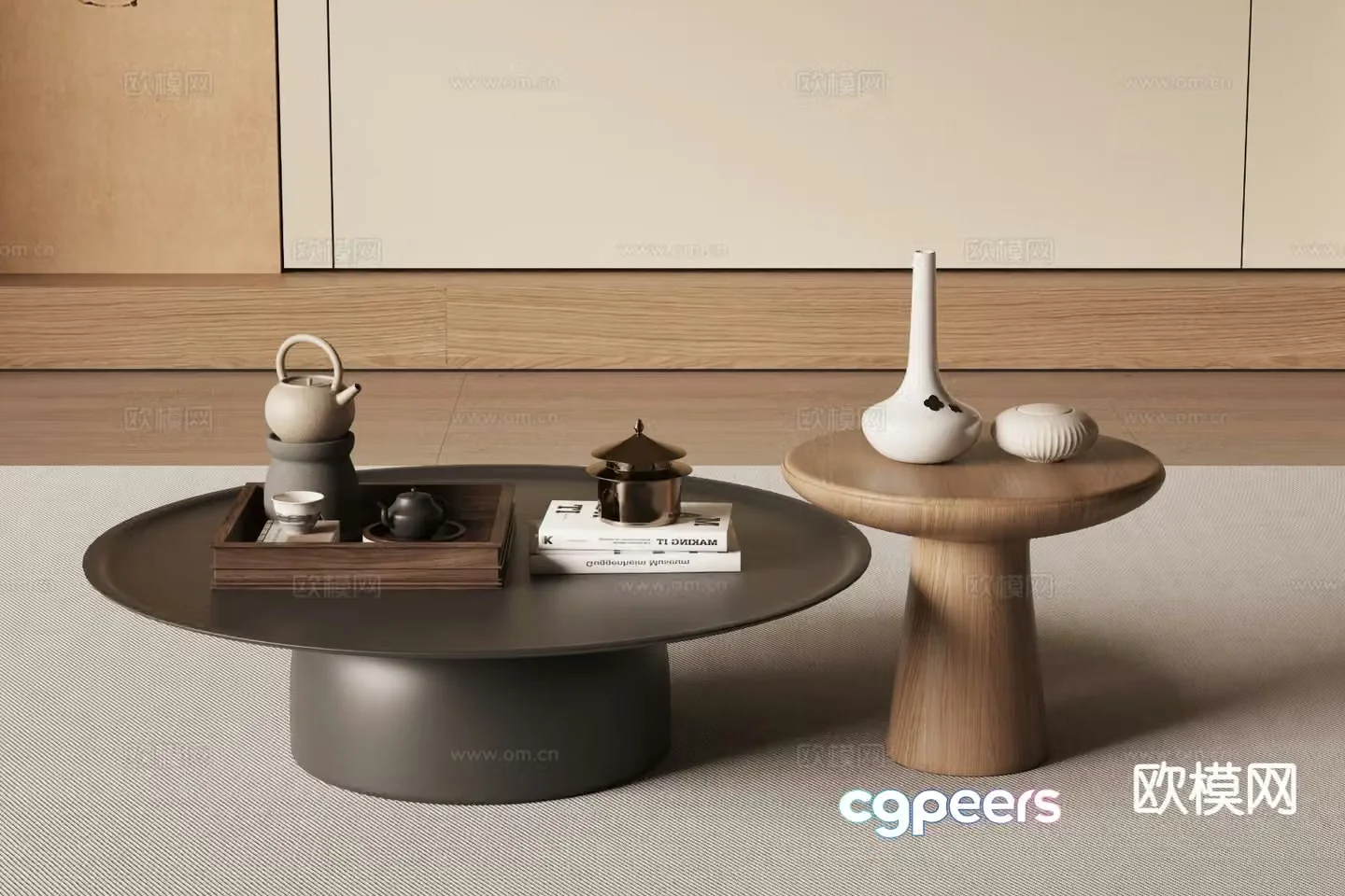 New Chinese style coffee table 3D model