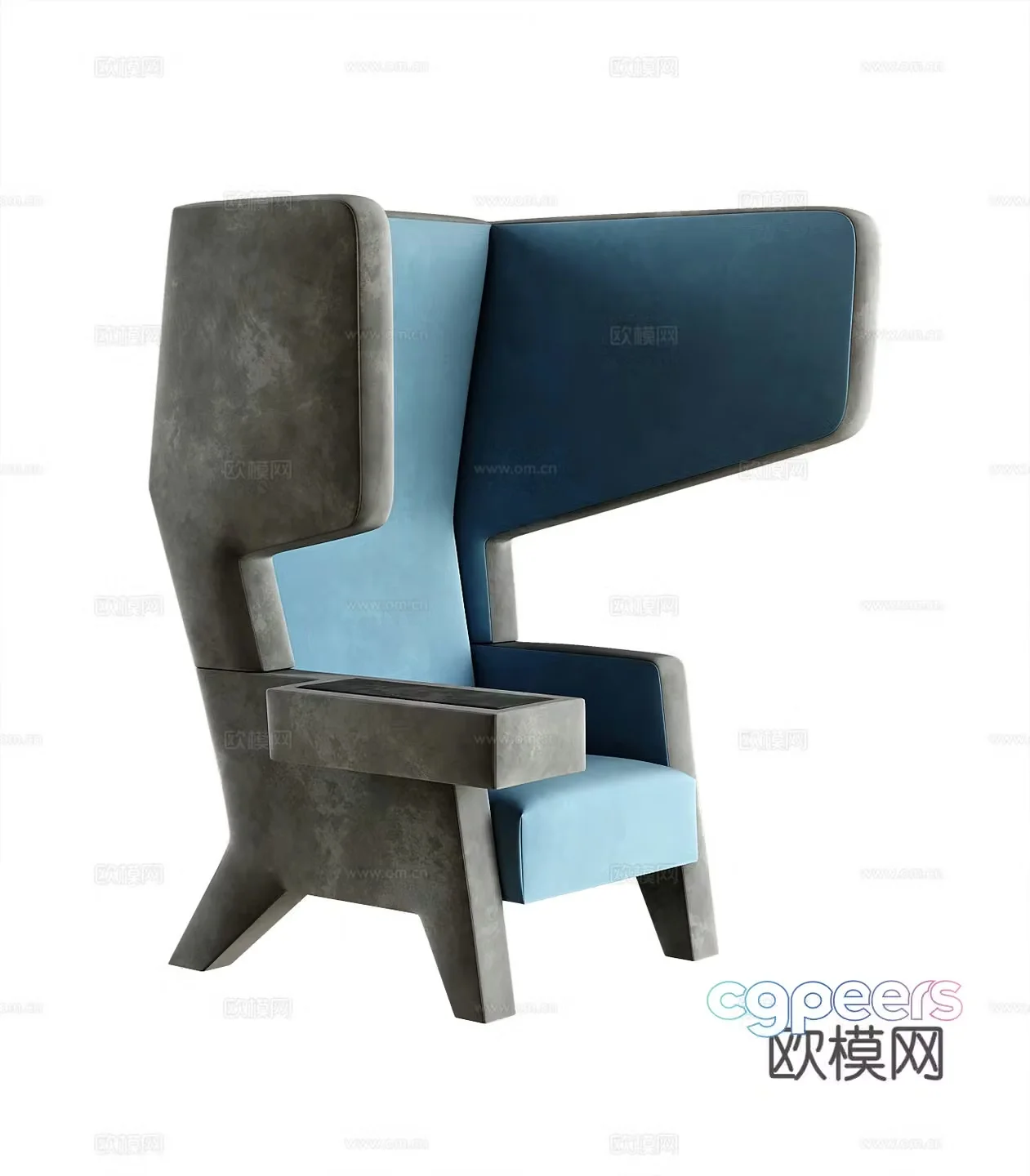 Modern leisure chair 3d model
