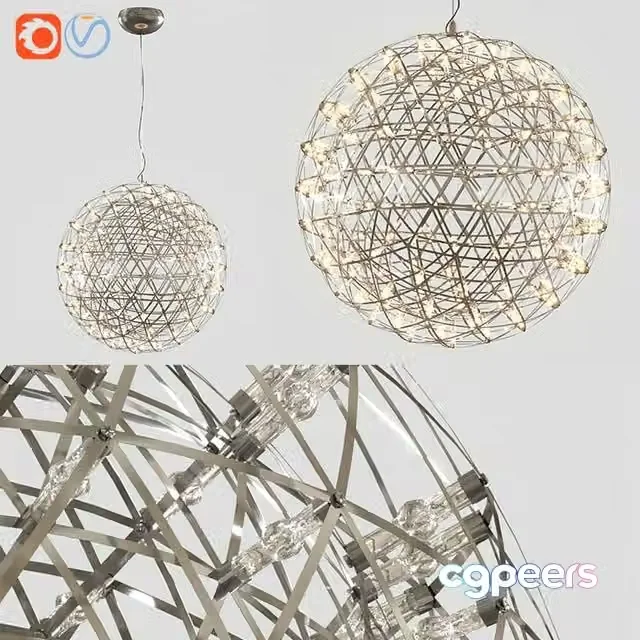 3ds Max Free – Moooi Raimond R61 Suspended Lamp