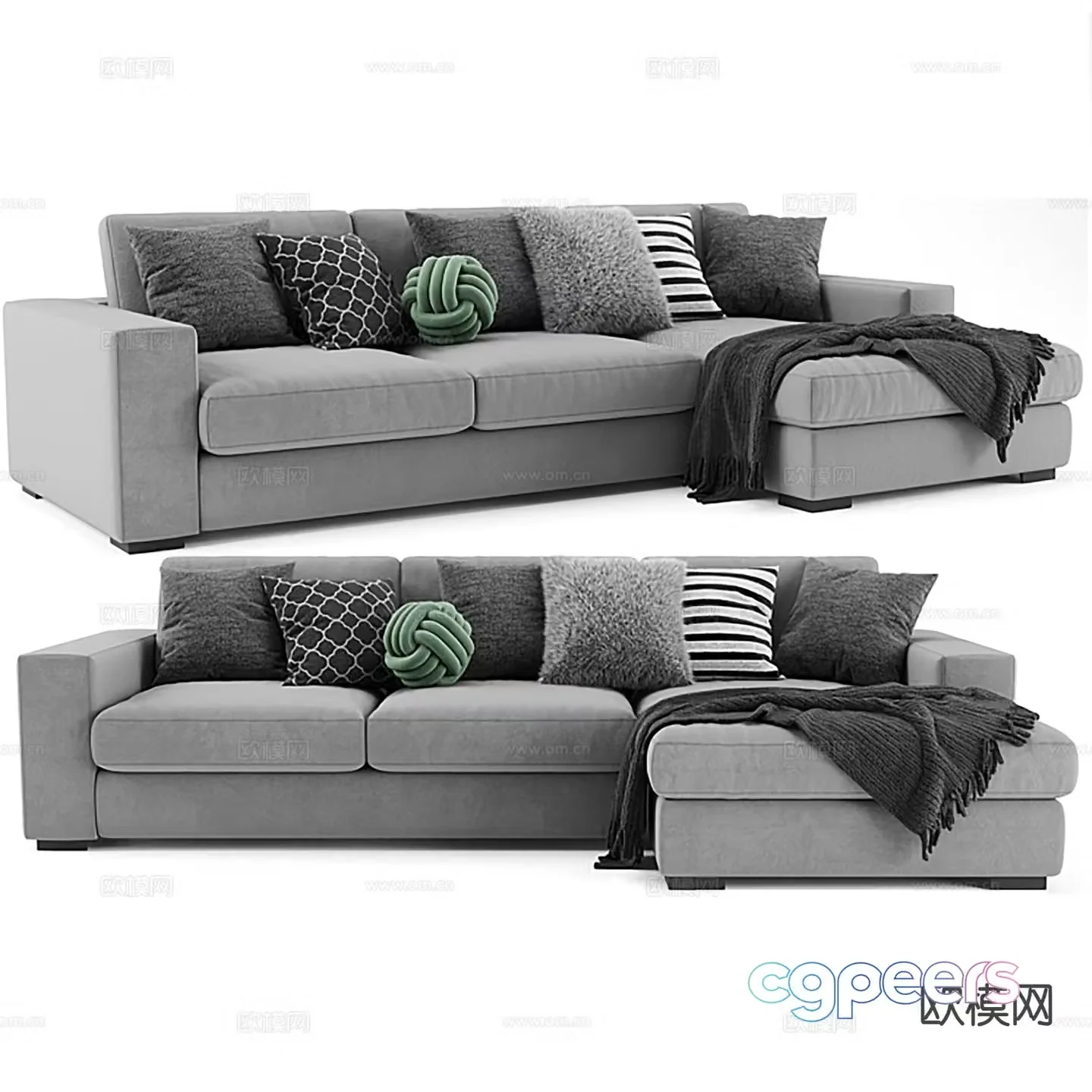 BoConcept Cenova corner sofa 3d model