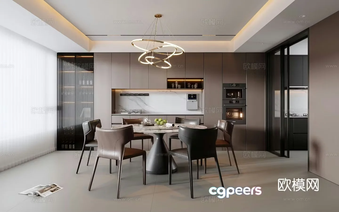 Italian restaurant 3d model