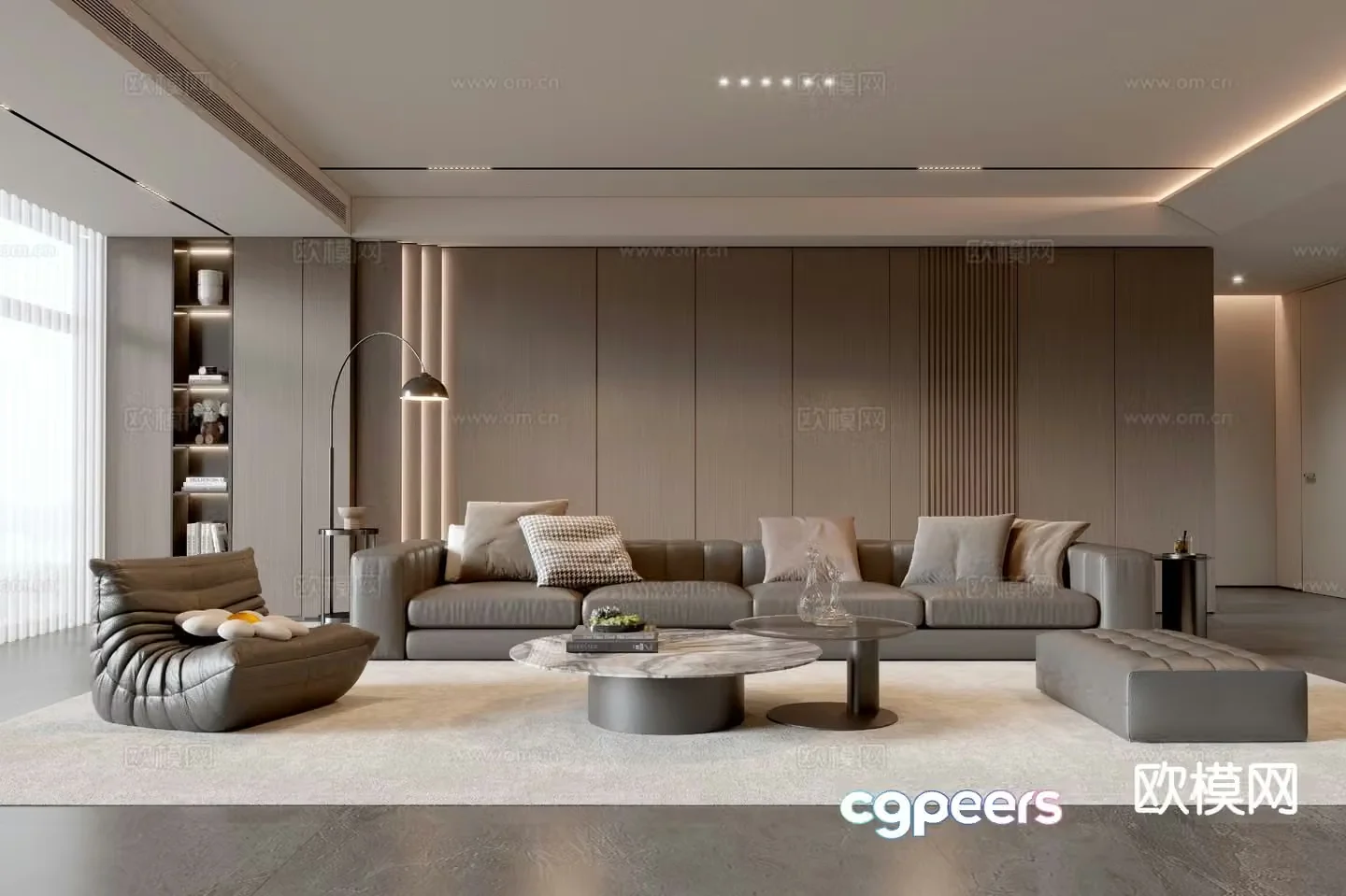 Italian living room 3d model