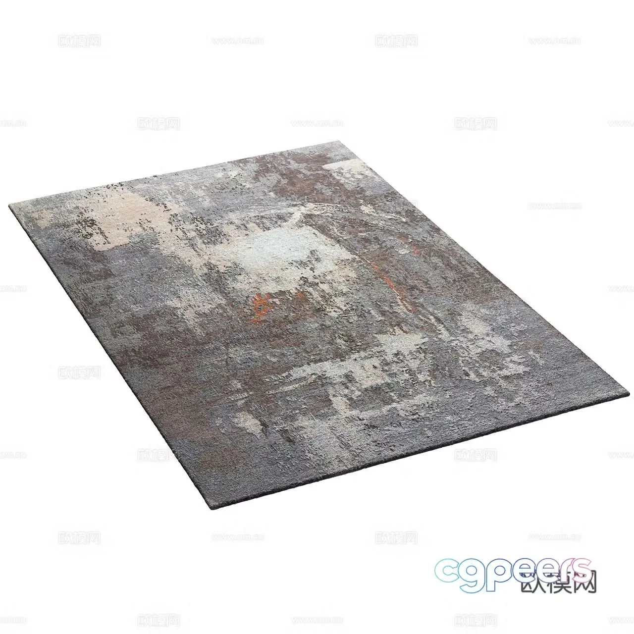 Thibault Modern Carpet Italian Carpet Square Carpet Abstract Carpet 3D Model