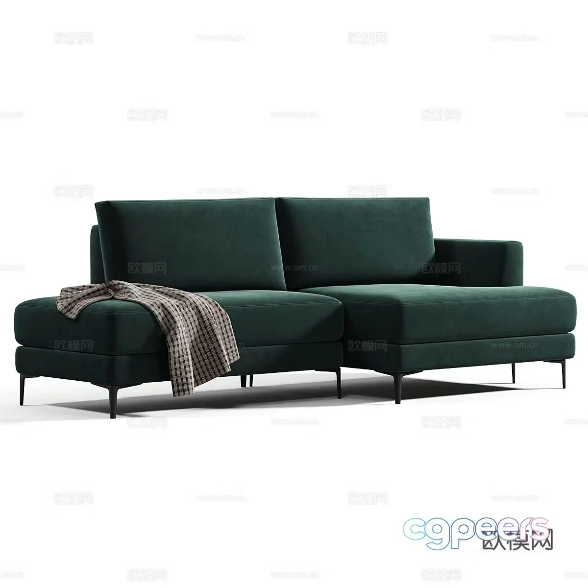 Modern Italian Edvin sofa 3d model