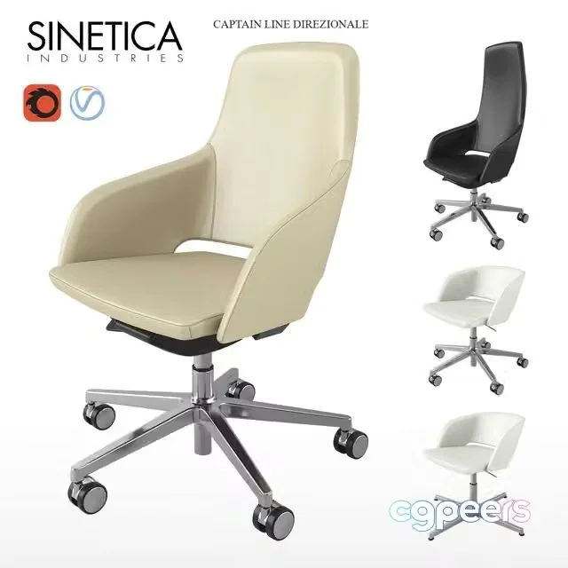 3ds Max Free – SINETICA CAPTAIN LINE DIREZIONALE chair