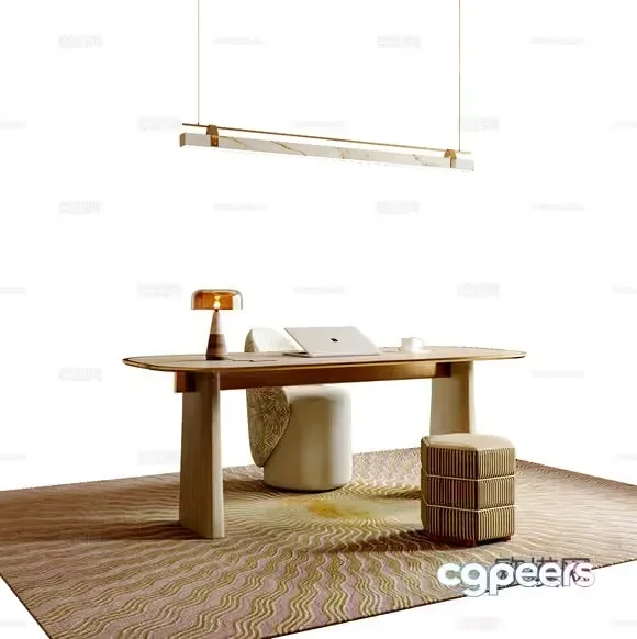 Modern Minimalist Office 3D Model – 14388 – VRAY Render