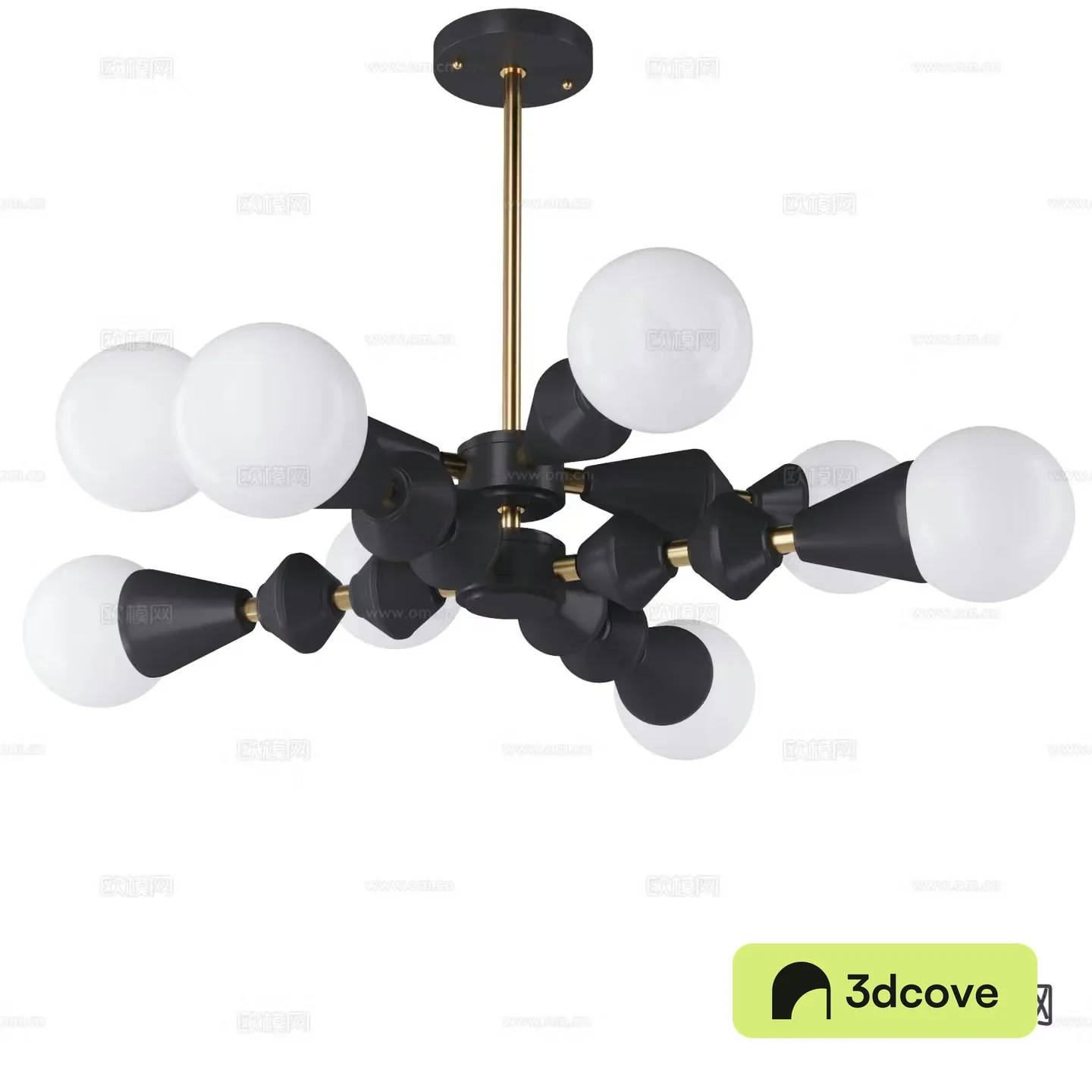 Modern chandelier multi-head chandelier