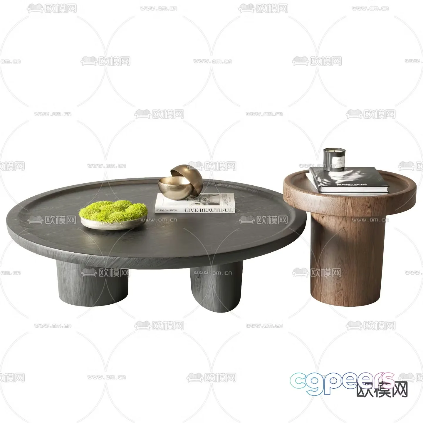3D model of mother-in-law coffee table