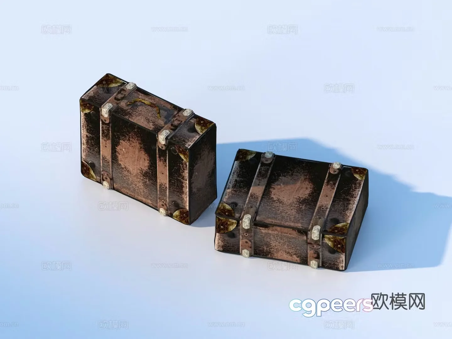 suitcase box suitcase 3d model