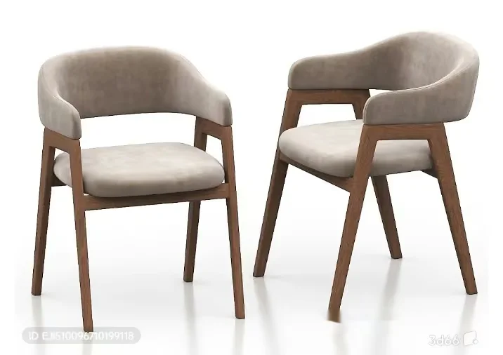 Wooden Dining Chairs 3D Model – 3350 – VRAY Render