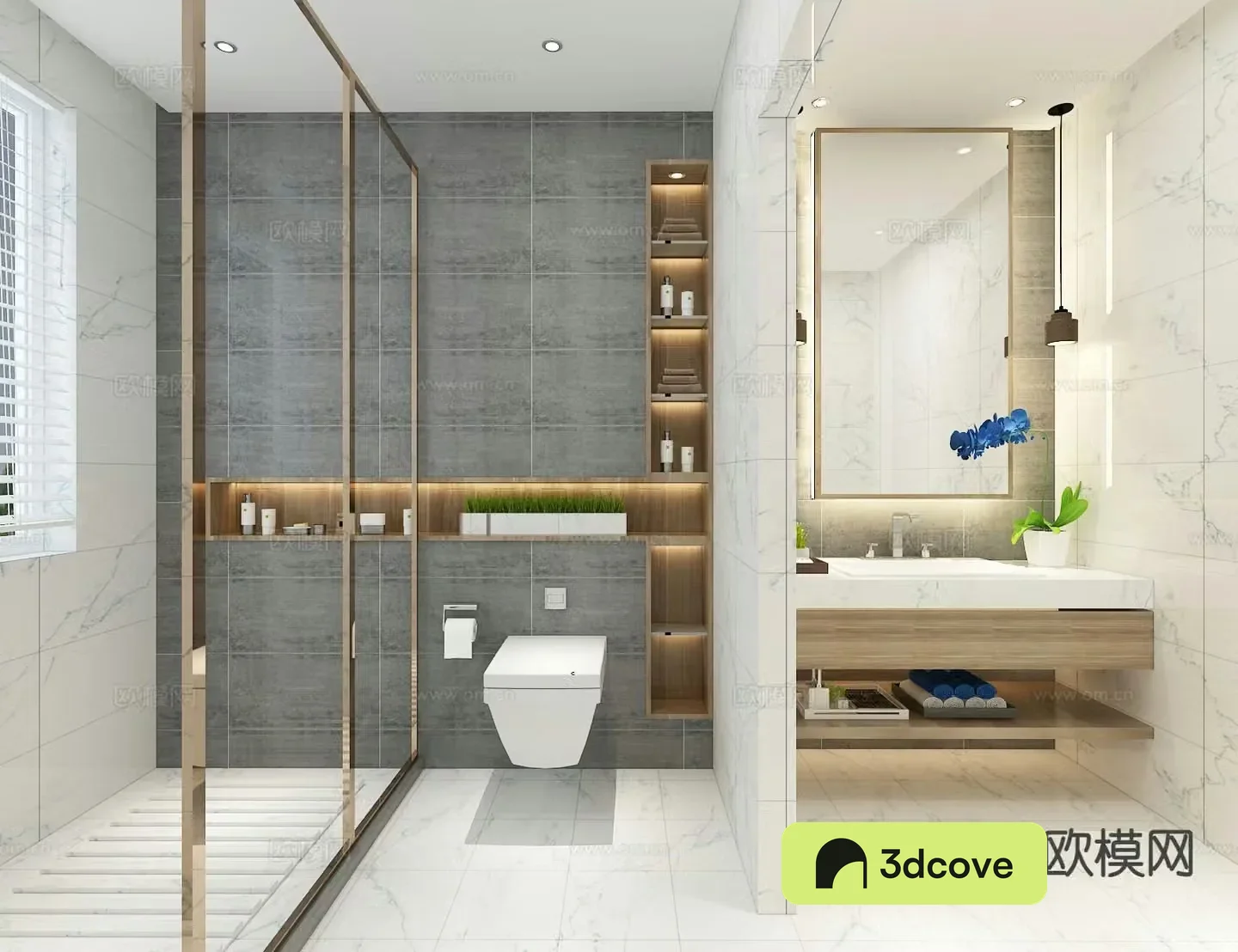 Light luxury bathroom