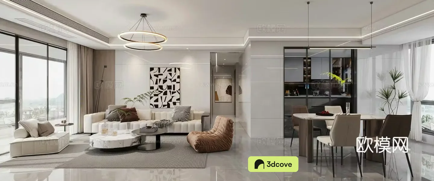 Modern living room TV background wine cabinet shoe cabinet Buddha niche cabinet