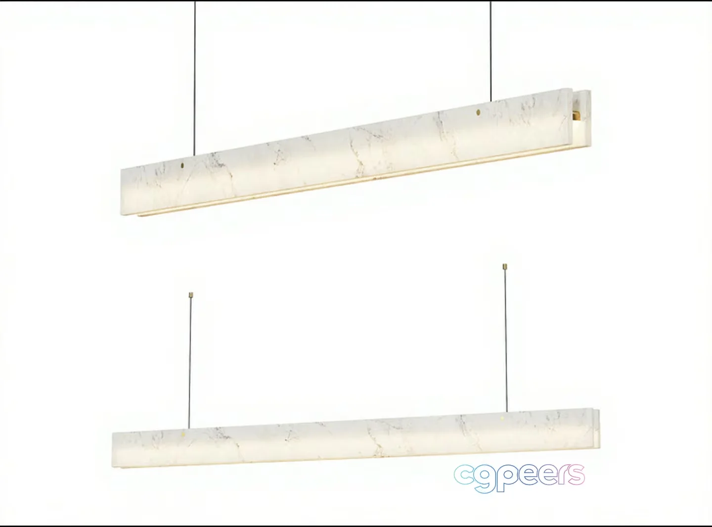 Gold Light Fixture 3D Model – 12869 – CORONA Render
