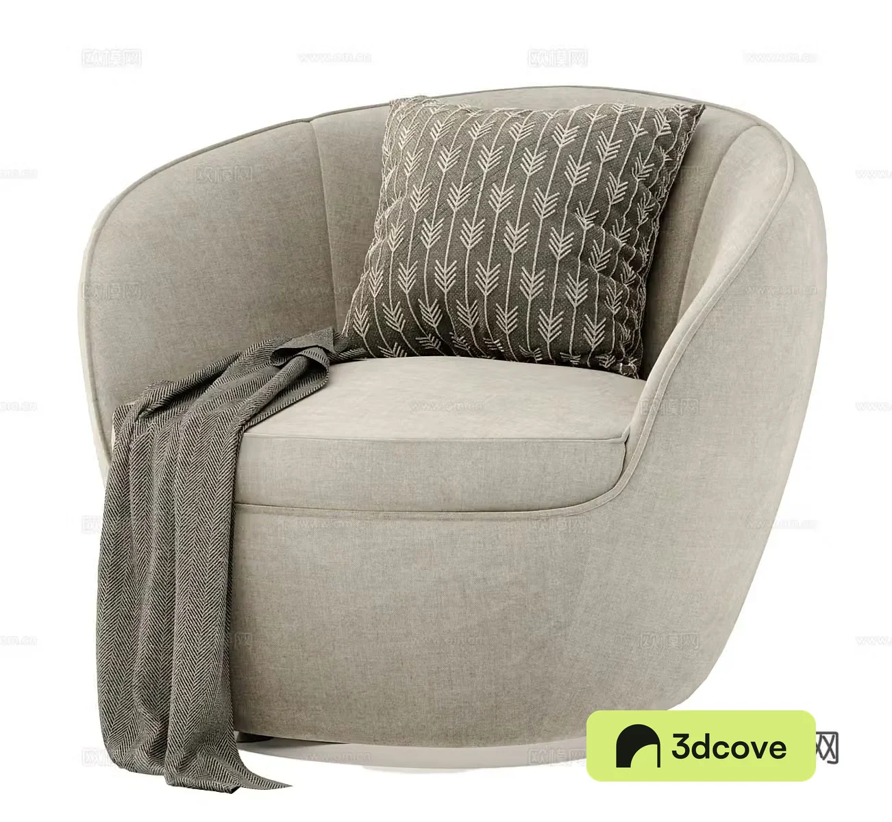Fabric single sofa Fabric single chair Fabric sofa chair Sofa pillow Single chair pillow Sofa