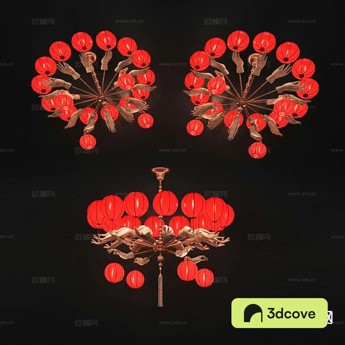Chinese style chandelier hall chandelier