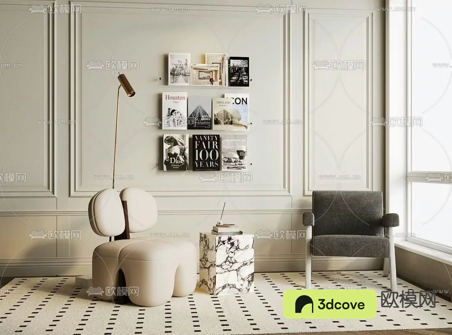 French sofa chair leisure chair