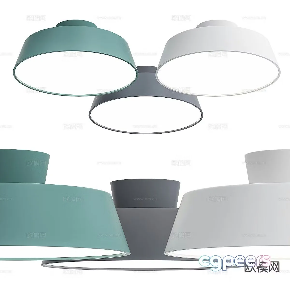 Simple ceiling lamp living room lamp bedroom lamp 3d model