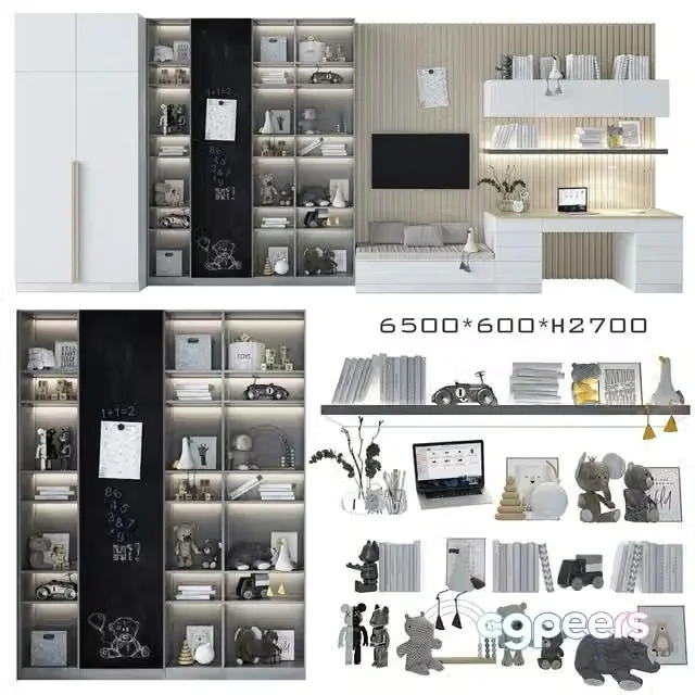 3ds Max Free – Composition in the nursery_1