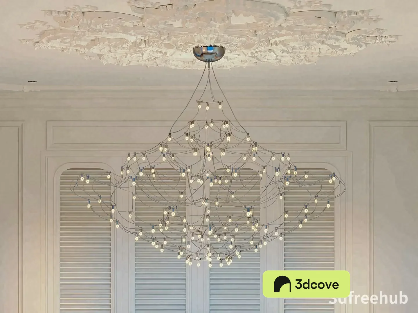 A Large Chandelier