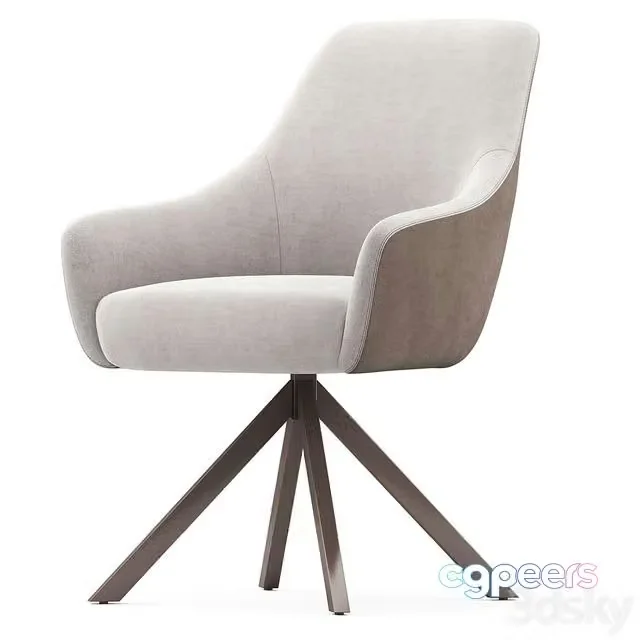 3ds Max Free – Emma Beige Brown, chair