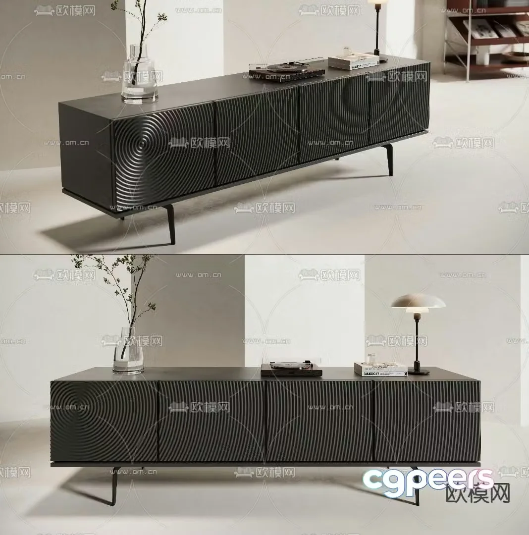 Modern TV cabinet 3d model