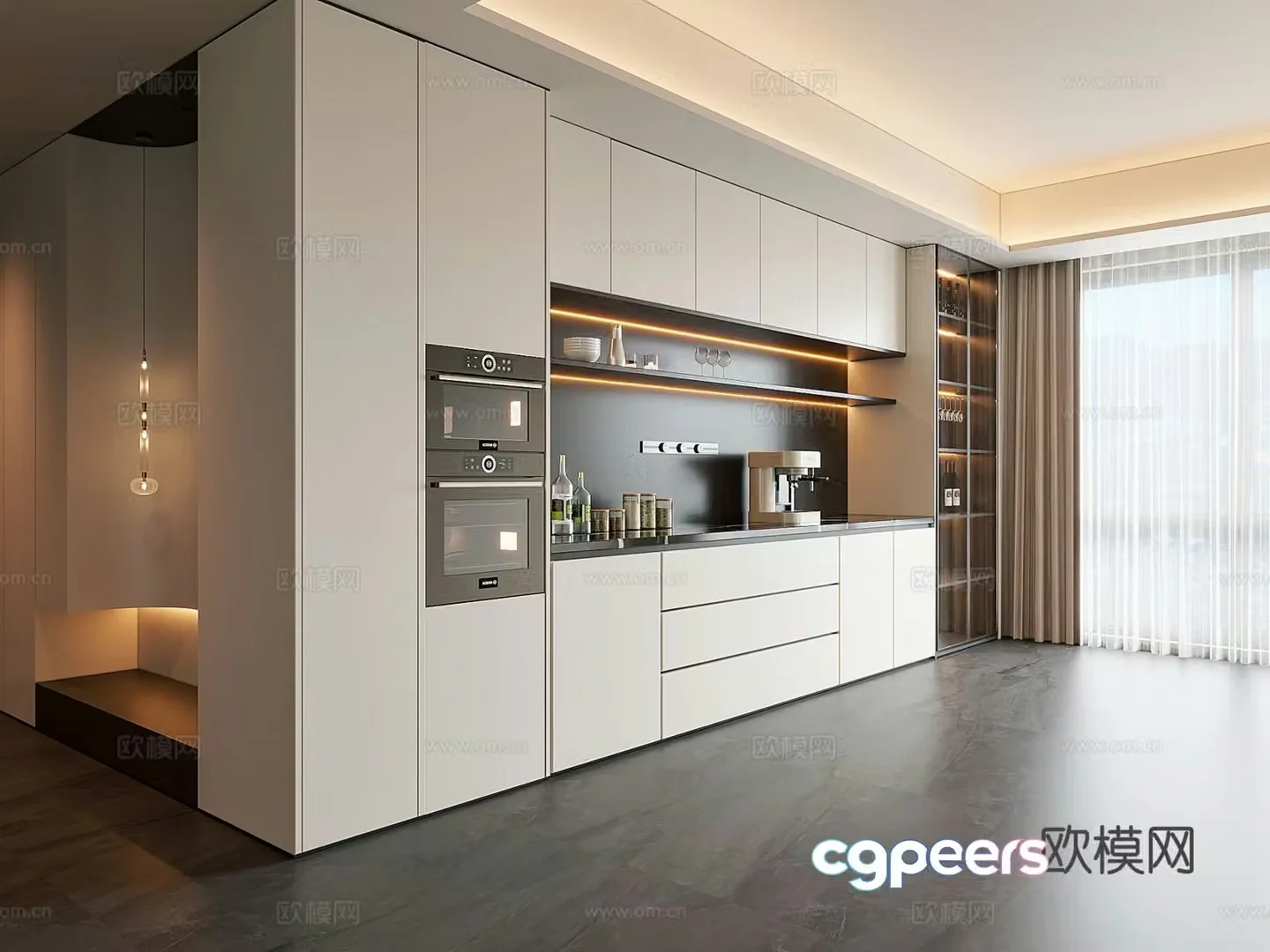 Modern sideboard 3D model