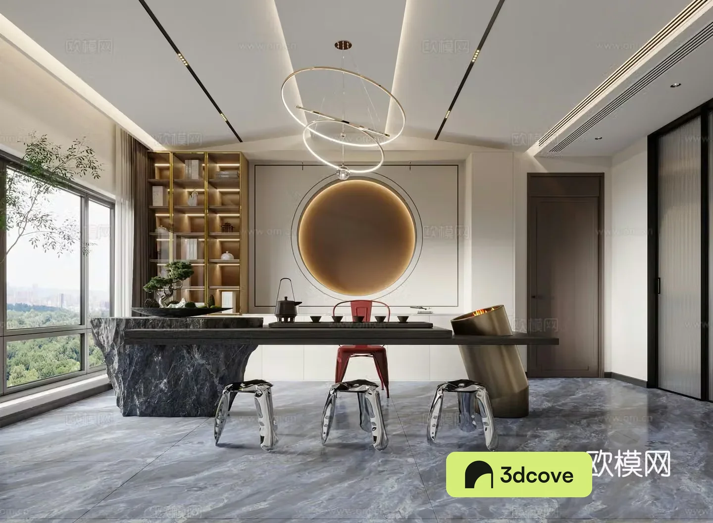 New Chinese tea room