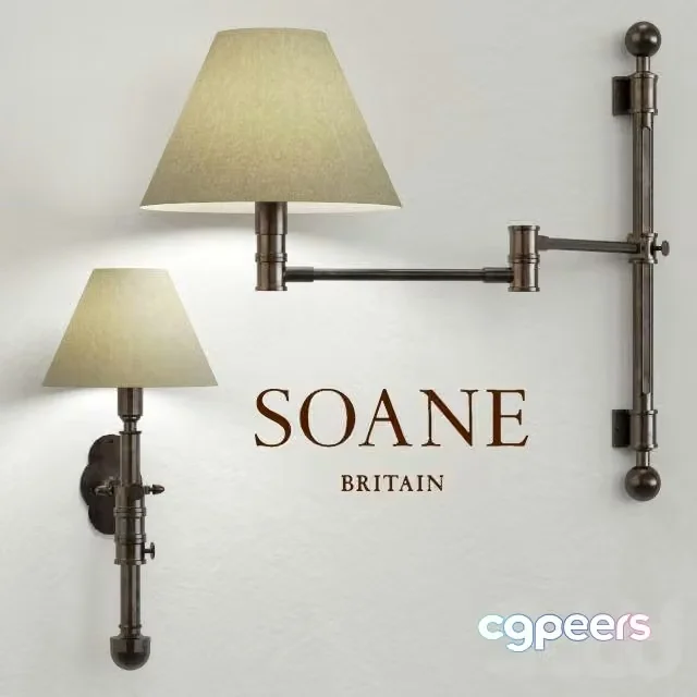 3ds Max Free – The club – The Oxford wall light – by Soane Britain