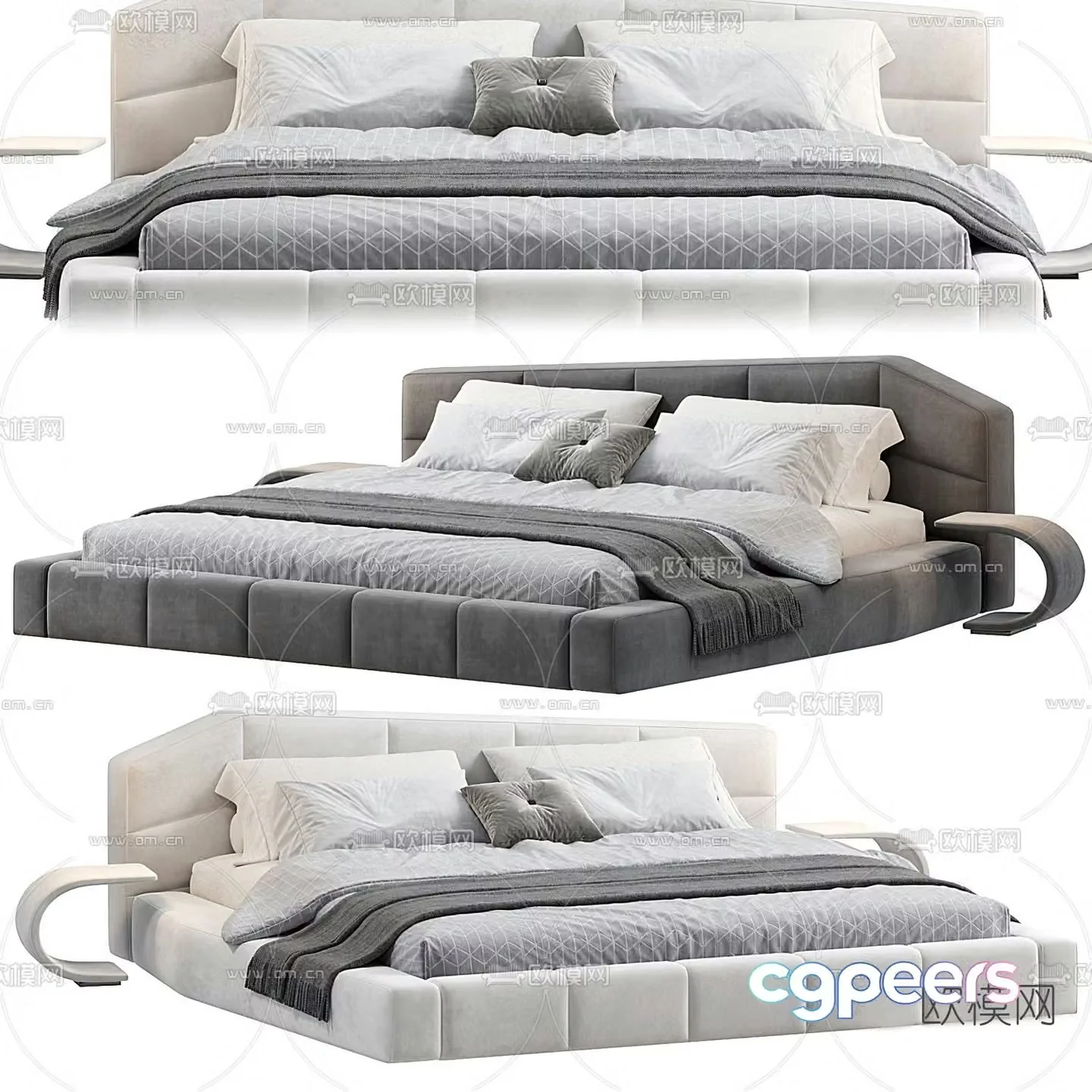 MISSANA double bed 3d model