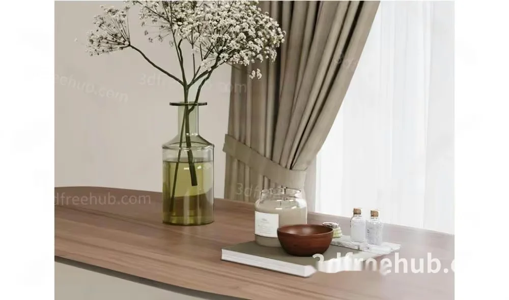 A Modern Living Room 3D Model – 22011 – VRAY Render