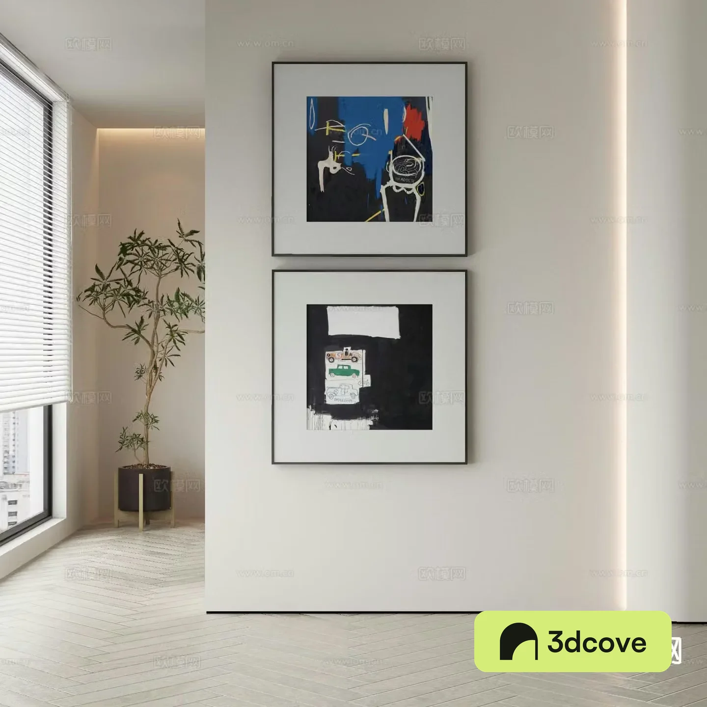 Modern art painting texture painting decorative painting