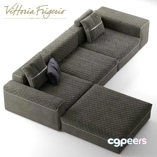3ds Max Free – Sofa vittoriafrigerio Sforza