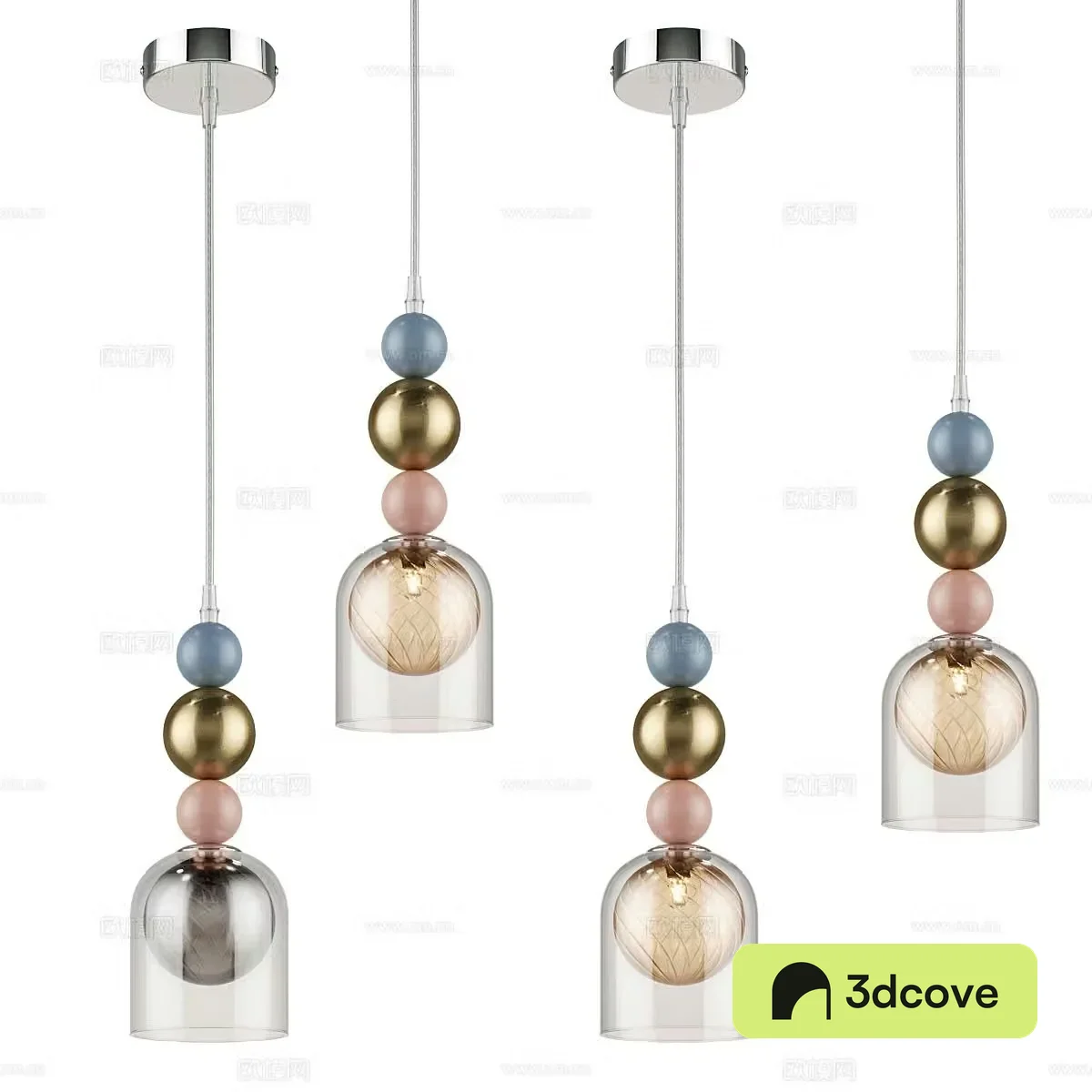 Light luxury small chandelier bedside small chandelier