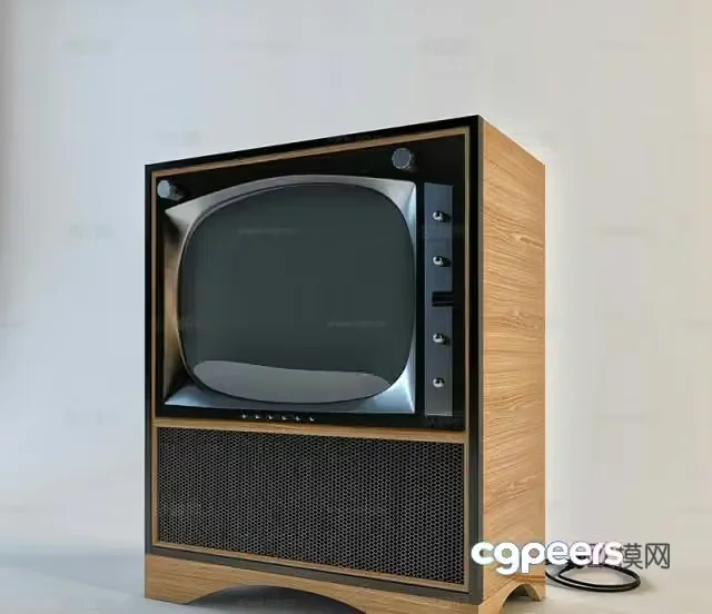 Vintage TV cabinet 3d model