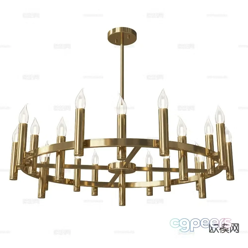 Stilfort french chandelier hall chandelier 3d model