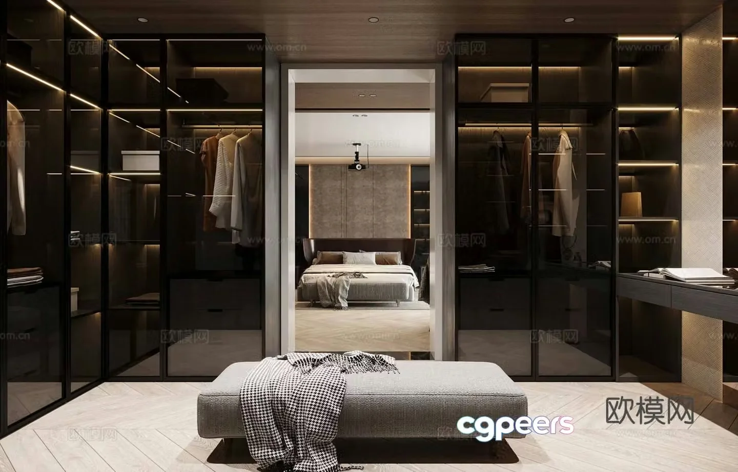 Italian cloakroom 3D model