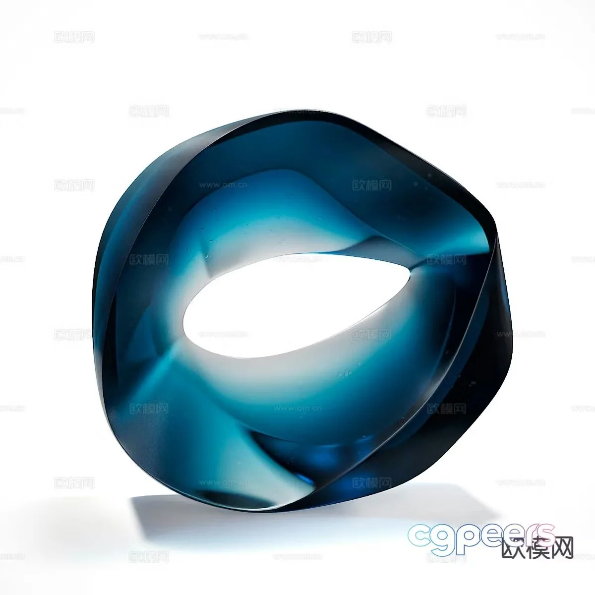 glass sculpture art sculpture 3d model