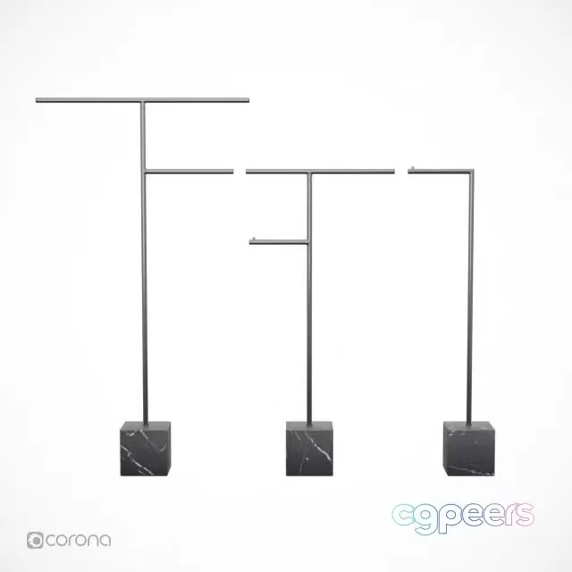 3ds Max Free – Freestanding accessories Bivio