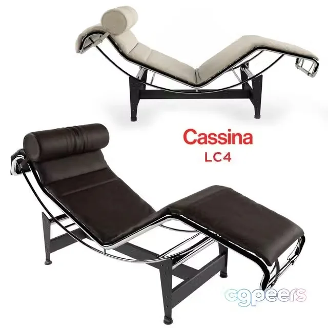 3ds Max Free – CASSINA_LC4_CHAISELONGUE